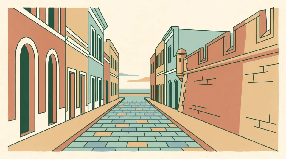 Illustration evoking San Juan